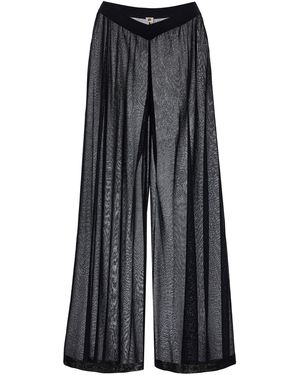 Tropic of C Sheer Palazzo Pant - Black