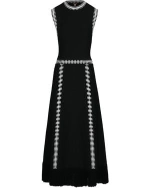 Johanna Ortiz Holiday Knitted Maxi Dress - Black