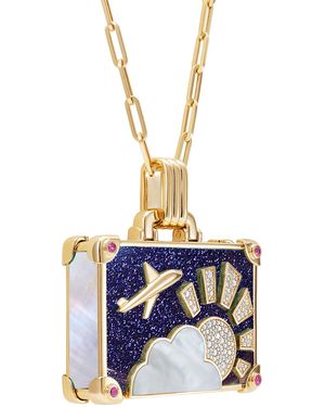 Nevernot Game Changer 14K Necklace - Blue