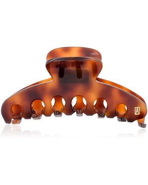 Alexandre De Paris Austerlitz Tortoiseshell Acetate Claw Clip - Orange