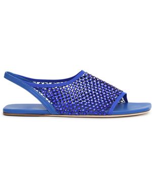 Christopher Esber Minette Bezeled Sandal - Blue