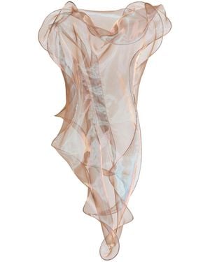 Maticevski L'Air Silk-Blend Top - Natural