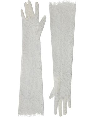 Ila Delia Lace Gloves - White
