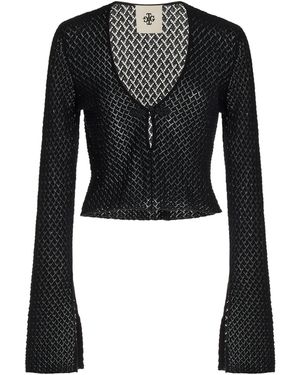 THE GARMENT Tanzania Cropped Cotton Top - Black