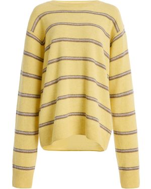 ÉTERNE James Cashmere Sweater - Yellow