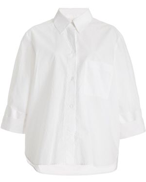 Twp Boyfriend Cotton Shirt - White