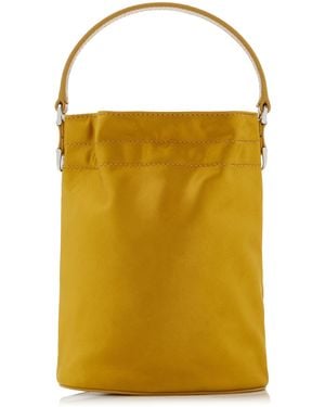 STAUD Lila Satin Mini Bag - Yellow