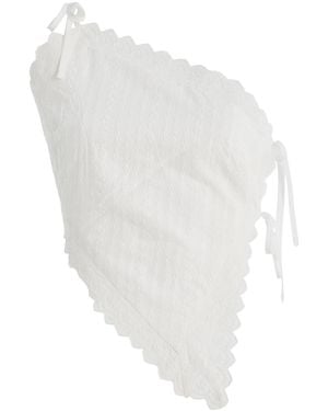 ELCE Fiora Cotton Doily Top - White