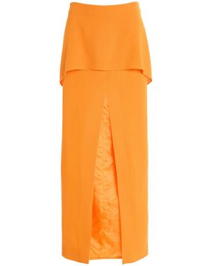 TOVE Jia Wool Skirt - Orange