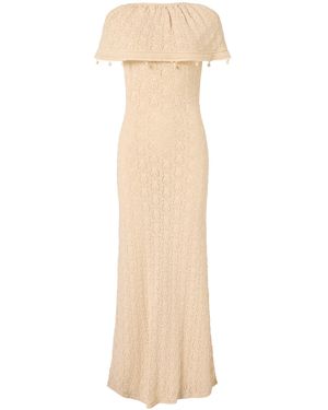 ROAME. Miriam Cotton-Blend Maxi Dress - Natural