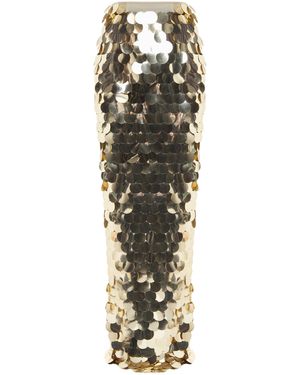 BALYKINA Sequined Maxi Skirt - Metallic