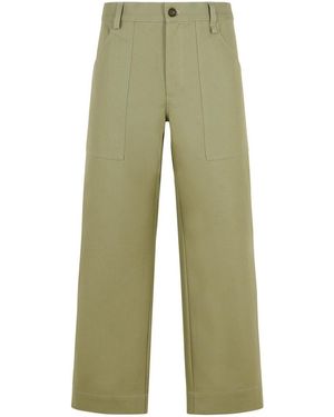 Maison Kitsuné 'Workwear' Cotton Jeans - Green