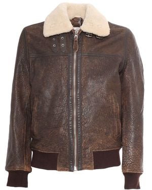 Schott Nyc Coats & Jackets - Brown