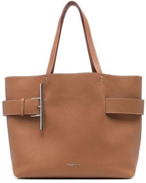 McQueen Sophisticated Shopper Handbag - Brown