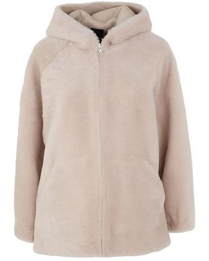 Blancha Shearling Jacket - Natural