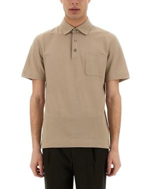 ZEGNA Piquet Polo - Natural