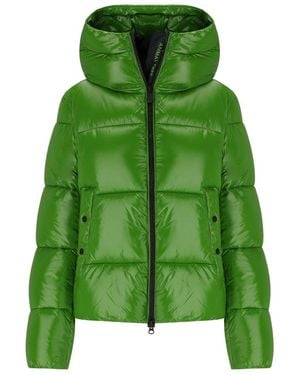 Save The Duck Biddy Hodded Padded Jacket - Green