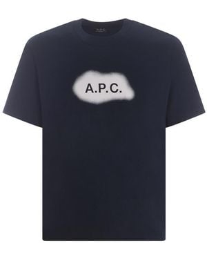 A.P.C. T-Shirt "Albert" - Blue