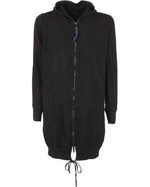Isaac Sellam Linen Parka With Hood - Black