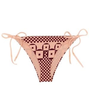 Fendi Micro Patchwork Bikini Briefs - Pink