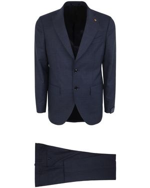 Latorre Two Buttons Suit - Blue