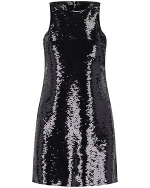 Michael Kors Fabric Mini Sequin Dress - Black
