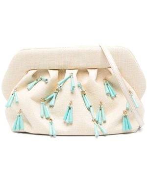 THEMOIRÈ Bios Paper Fringe Bag - White