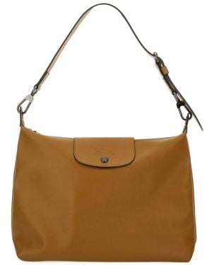 Longchamp "Le Pliage Xtra M" Hobo Bag - Brown