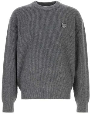 Maison Kitsuné Wool Jumper - Grey