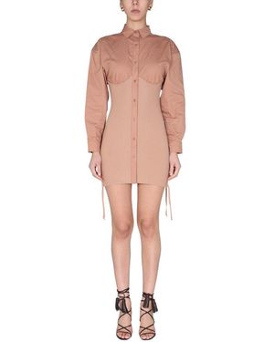 ANDREADAMO Shirt Dress - Pink