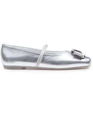 Ferragamo Ballerina - White