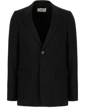 Ami Paris Jackets & Vests - Black