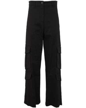 NINA 14.7 Maxi Cargo Trousers - Black