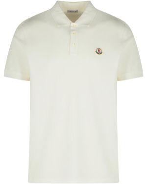 Moncler Cotton Polo Shirt - White