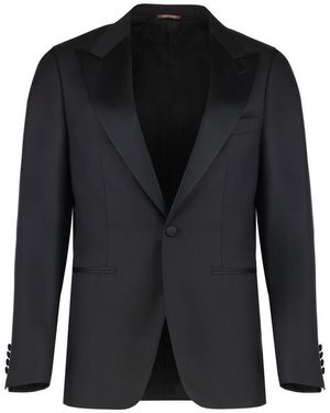 Canali Wool Two-Pieces Suit - Black