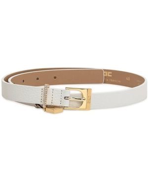 Elisabetta Franchi Belt - White