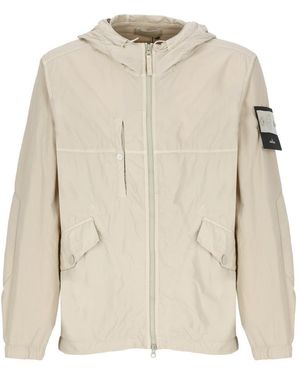 Stone Island Coats - Natural