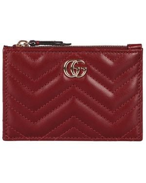 Gucci Leather Keyring - Red