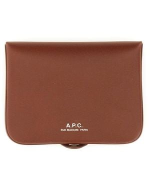 A.P.C. Coin Purse "Josh" - Brown