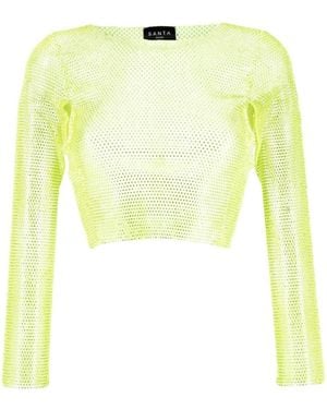 Santa Brands Long Sleeve Sparkling Top - Yellow