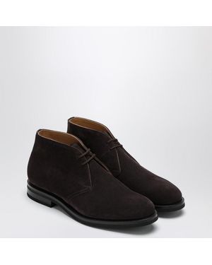 Church's Suede Leather Desert Boot - Black