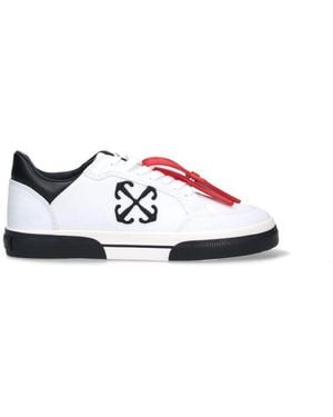 Off-White c/o Virgil Abloh Low Vulcanized Canvas Trainers - White