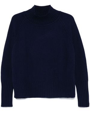 Be You Cashmere Turtle-Neck Jumper - Blue