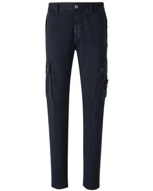 Stone Island Slim Pants - Blue