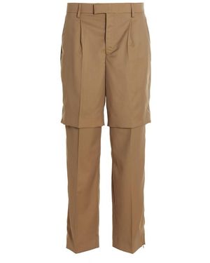 VTMNTS Tailored Trousers - Natural