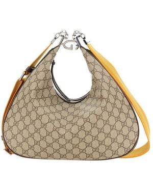 Gucci Large Attache Shoulder Bag - Metallic