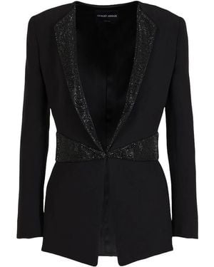 Giorgio Armani Jackets - Black