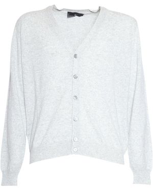 PHI FDL Cardigan - White