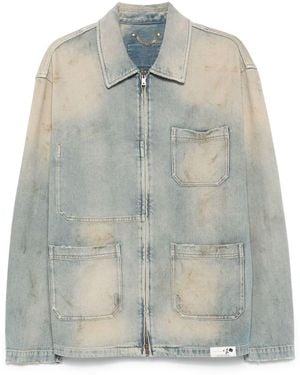 Golden Goose Denim Cotton Jacket - Grey