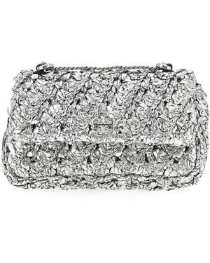Tory Burch 'Kira' Mini Shoulder Bag - Grey